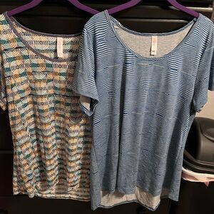 LuLaRoe Classic Short Sleeve Tops - Set of 2